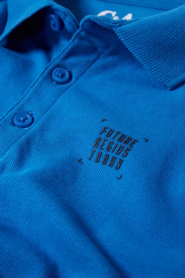 Kinderen - Poloshirt - donkerblauw