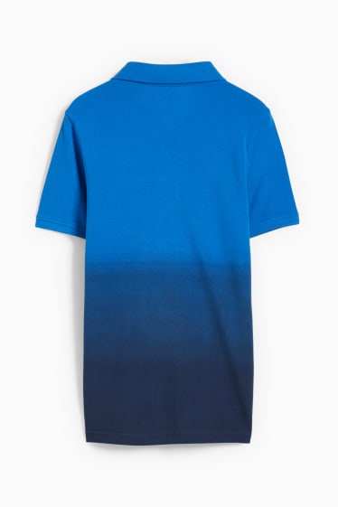 Kinder Buben - Poloshirt - dunkelblau