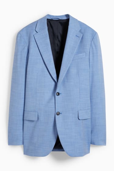 Hommes - Veste de costume - regular fit - Flex - LYCRA® - bleu clair