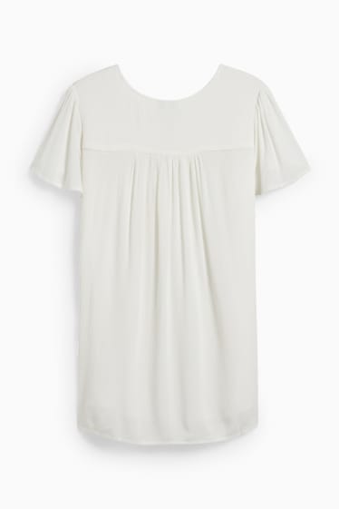 Donna - Blusa - bianco crema