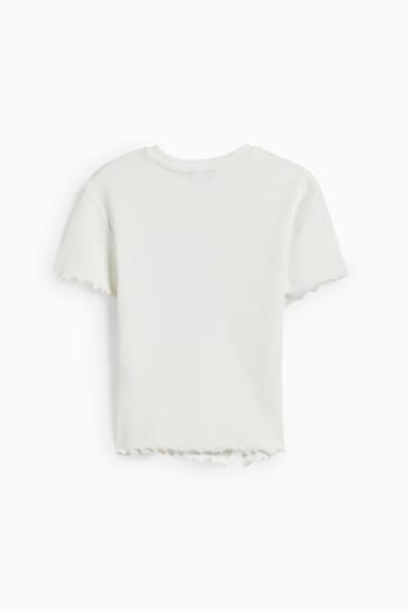 Ados & jeunes adultes - CLOCKHOUSE - T-shirt - blanc crème