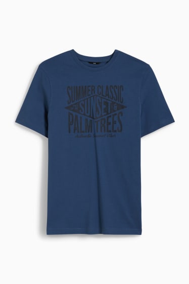 Hommes - T-shirt - bleu foncé