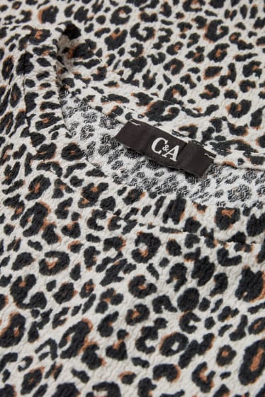 Femmes - T-shirt - à motif - beige clair
