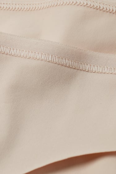 Damen - Multipack 3er - Slip - LYCRA® - hellbeige