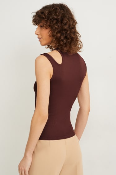 Femmes - Top - marron foncé