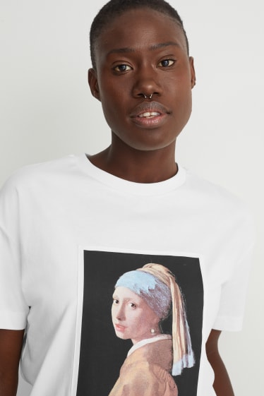 Femmes - T-shirt - Vermeer - blanc crème