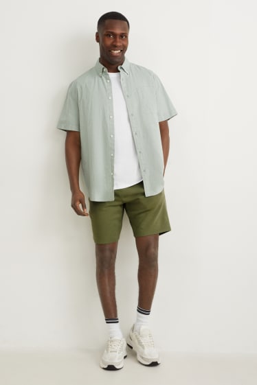 Men - Sweat shorts - green