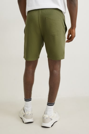 Heren - Sweatshort - groen