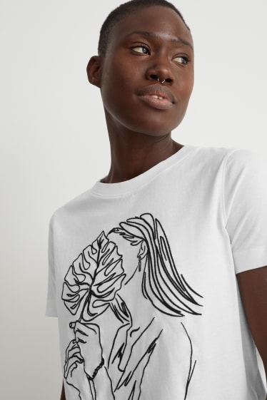 Femmes - T-shirt - blanc