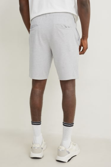 Men - Sweat shorts - Flex - light gray-melange