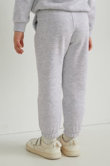 Enfants - Pantalon de jogging - gris clair chiné
