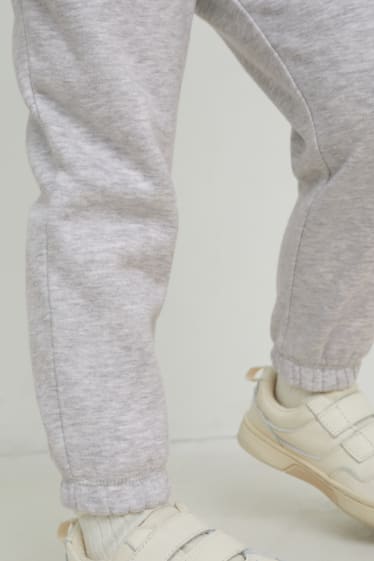 Enfants - Pantalon de jogging - gris clair chiné