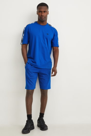 Heren - Sweatshorts - blauw