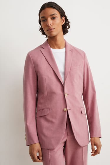 Bărbați - Sacou modular - slim fit - Flex - stretch - roz