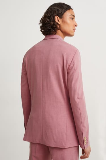Men - Mix-and-match tailored jacket - slim fit - Flex - stretch - pink