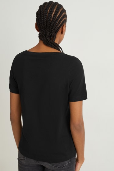 Damen - Multipack 3er - T-Shirt - schwarz