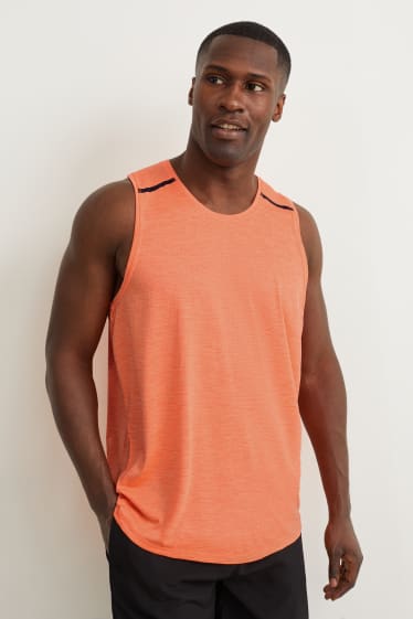 Men - Active vest top - orange