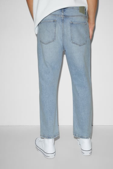 Uomo - Regular jeans taglio crop - jeans azzurro