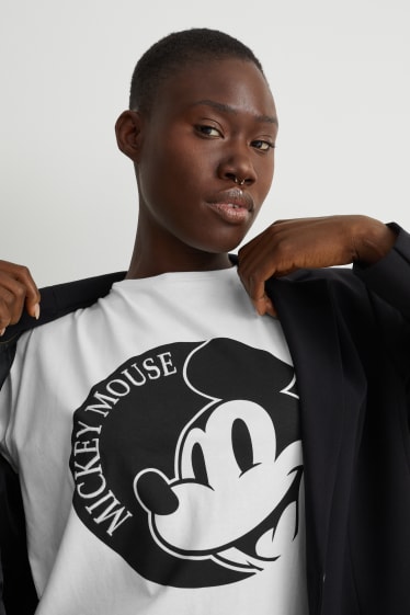 Mujer - Camiseta - Mickey Mouse - blanco