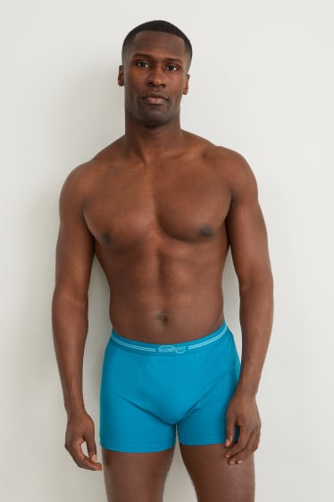 Uomo - Confezione da 2 - boxer aderenti  - blu scuro
