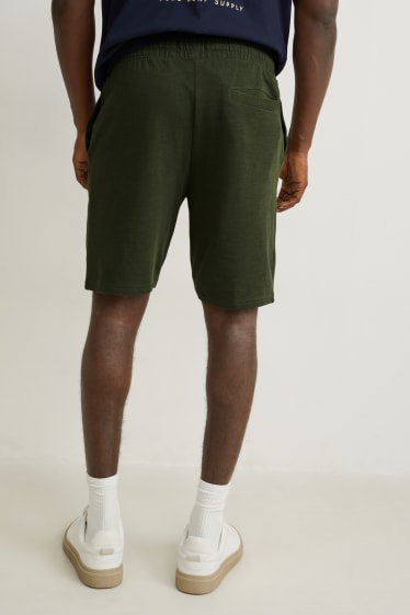Herren - Sweatshorts - dunkelgrün