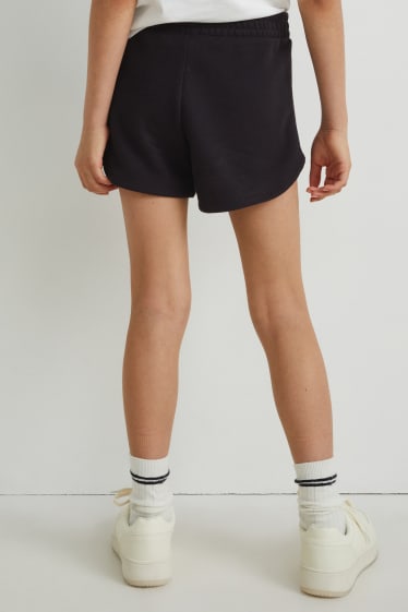 Nena - Pantalons curts de xandall - negre
