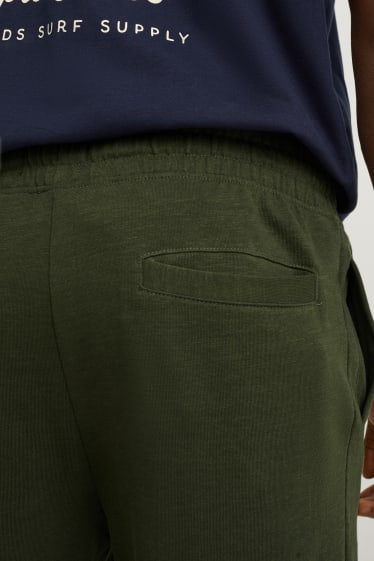 Herren - Sweatshorts - dunkelgrün