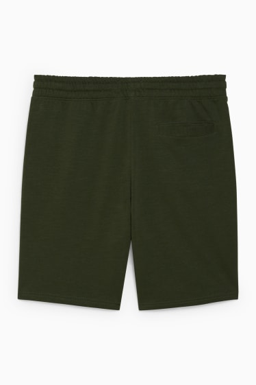 Herren - Sweatshorts - dunkelgrün