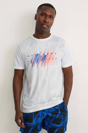 Uomo - T-shirt sportiva - bianco