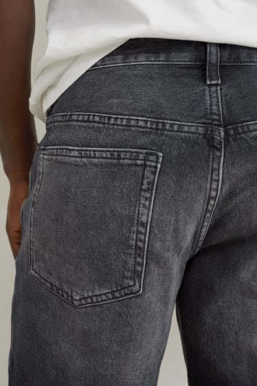 Hommes - Short en jean - regular fit - LYCRA® - jean gris
