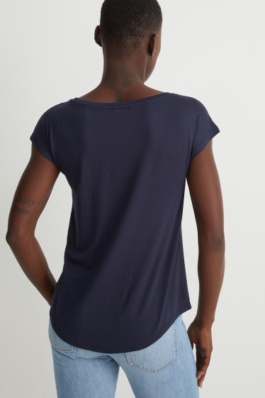 Donna - T-shirt basic - blu scuro