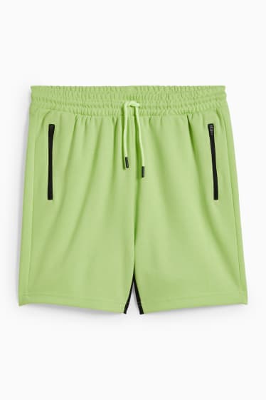 Uomo - Shorts di felpa - verde chiaro