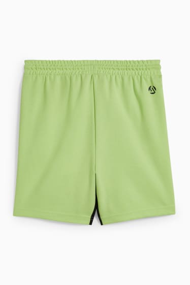 Men - Sweat shorts - light green