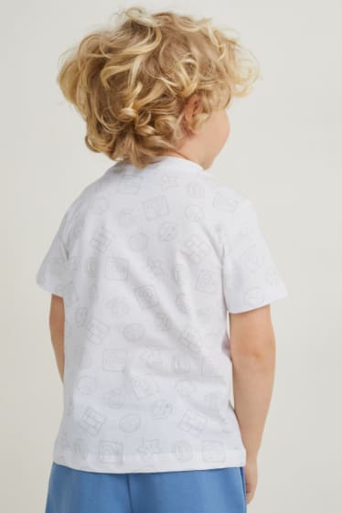 Children Boys - Super Mario - short sleeve T-shirt - white