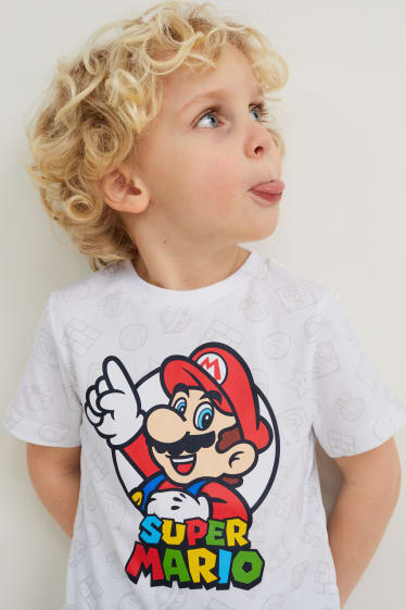 Enfants - Super Mario - T-shirt - blanc