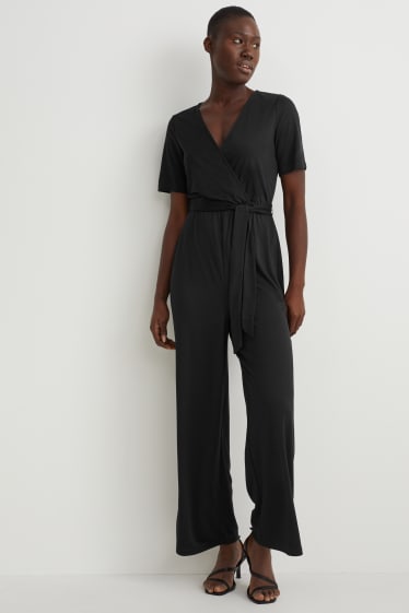 Damen - Jumpsuit - schwarz