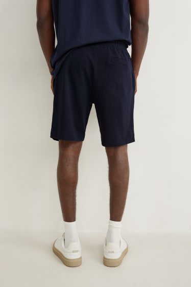 Men - Sweat shorts - dark blue