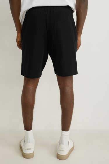 Uomo - Shorts di felpa - nero