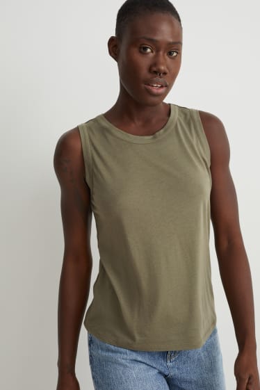 Mujer - Camiseta sin mangas - verde