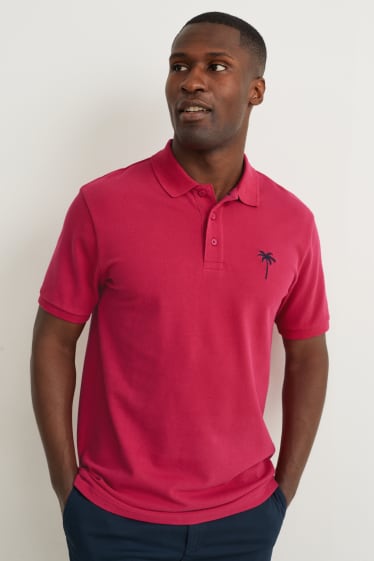 Herren - Poloshirt - pink