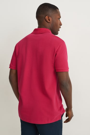 Hombre - Polo - fucsia