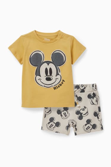 Babies - Mickey Mouse - baby outfit - 2 piece - yellow