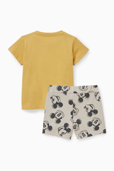 Bébés garçons - Mickey Mouse - ensemble pour bébé - 2 pièces - jaune