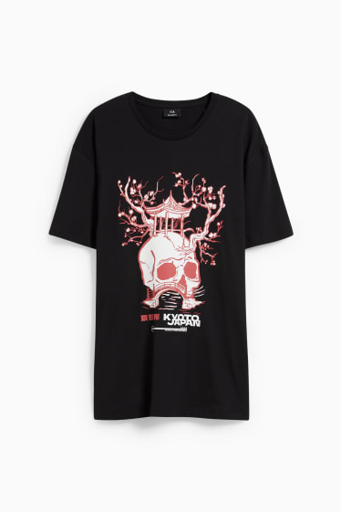 Heren - T-shirt - zwart