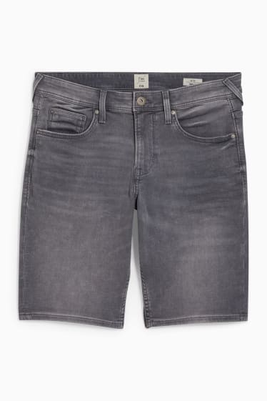 Uomo - Shorts di jeans - Flex jog denim - jeans grigio