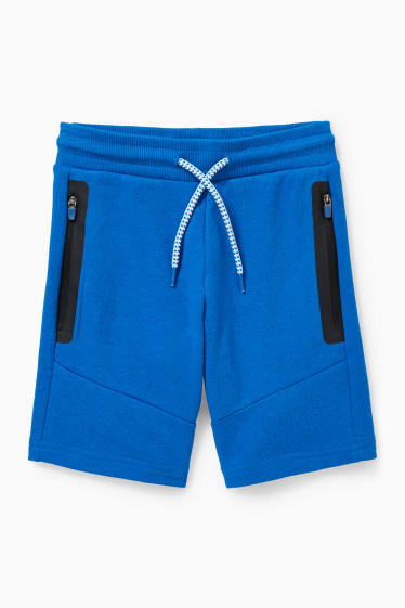 Nen/a - Pantalons curts de xandall - blau fosc