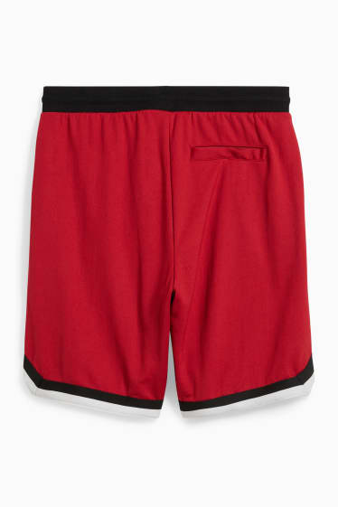 Uomo - Shorts - rosso scuro