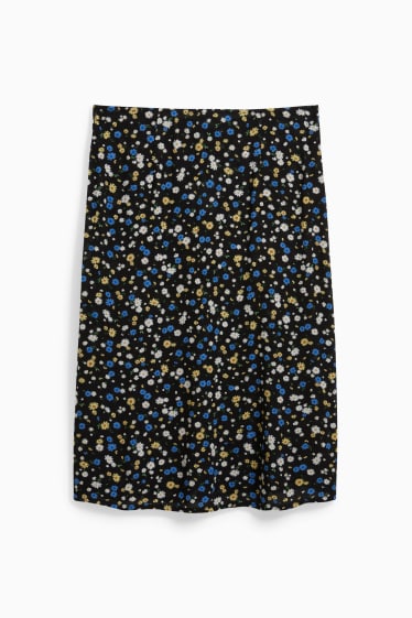 Teens & young adults - CLOCKHOUSE - skirt - floral - black