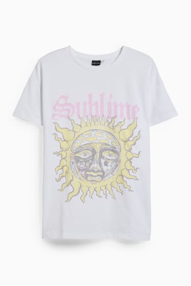 Kobiety - CLOCKHOUSE - T-shirt - Sublime - biały