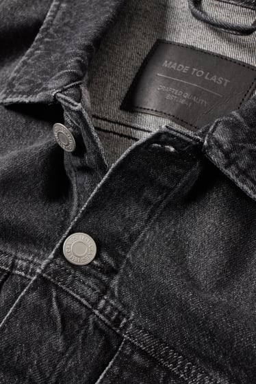 Uomo - Giacca di jeans - jeans grigio scuro